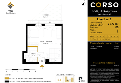 Mieszkanie w inwestycji: Corso etap 2