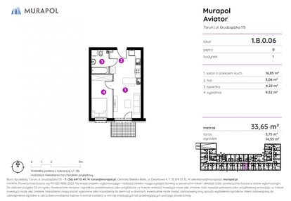 Mieszkanie w inwestycji: Murapol Aviator