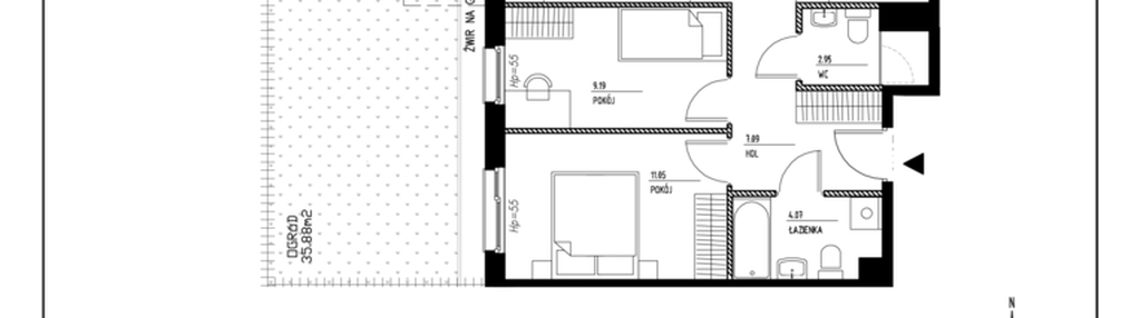 Mieszkanie w inwestycji: Kaskada Jasień - etap II