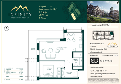 Mieszkanie w inwestycji: Infinity Mountain Resort etap 2