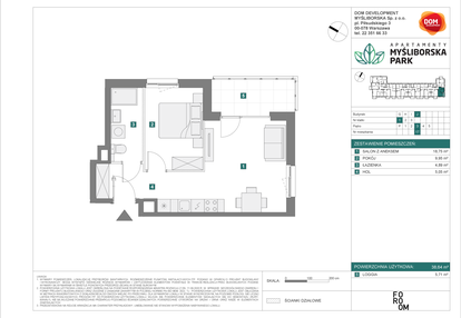 Mieszkanie w inwestycji: Apartamenty Myśliborska Park