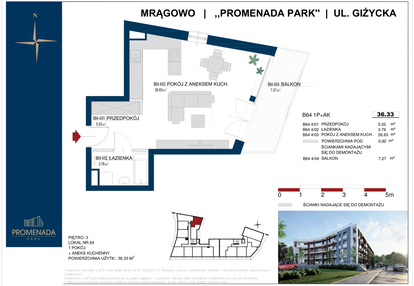 Mieszkanie w inwestycji: Promenada Park