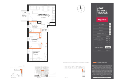 Mieszkanie w inwestycji: Nowe Żerniki to KOSMOS