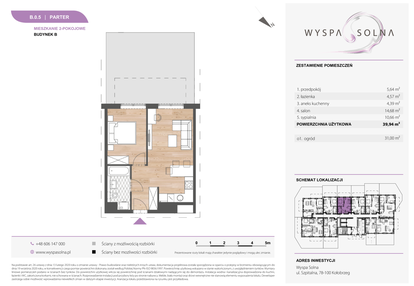 Mieszkanie w inwestycji: Wyspa Solna Etap III, budynek B