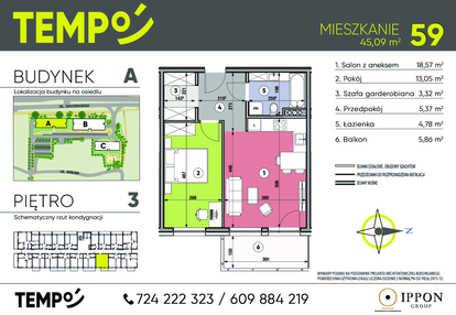 Mieszkanie w inwestycji: Osiedle TEMPO