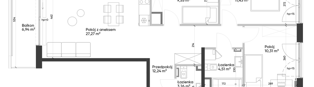 Mieszkanie w inwestycji: U Przybyszewskiego etap 4