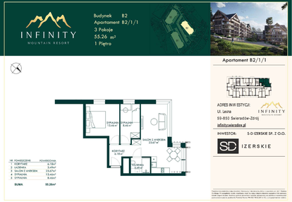 Mieszkanie w inwestycji: Infinity Mountain Resort