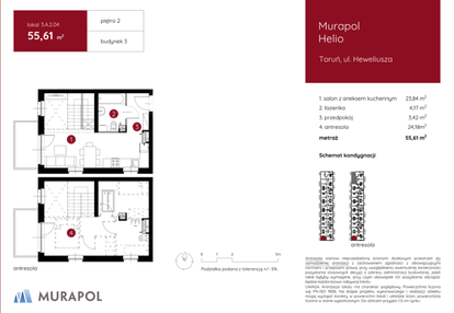 Mieszkanie w inwestycji: Murapol Helio