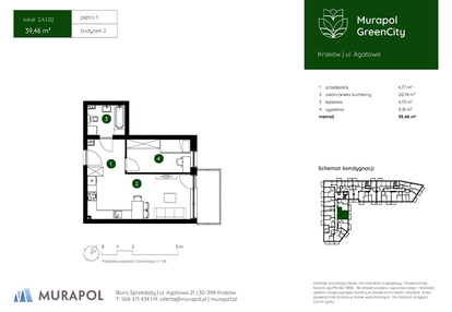Mieszkanie w inwestycji: Murapol GreenCity bud. 2