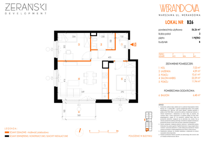 Mieszkanie w inwestycji: Werandowa