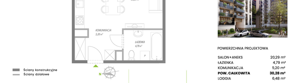 Mieszkanie w inwestycji: Piekarska Park