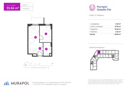 Mieszkanie w inwestycji: Murapol Osiedle Filo etap II