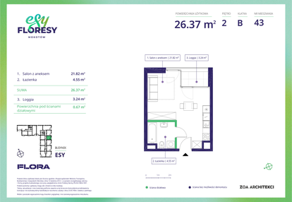 Mieszkanie w inwestycji: Esy Floresy