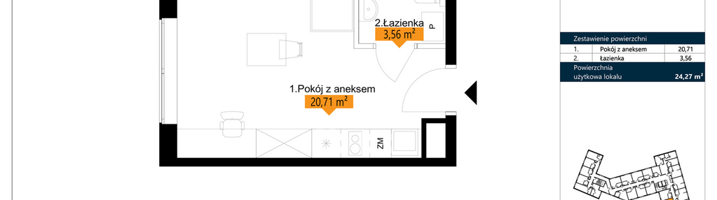 Mieszkanie w inwestycji: ŁACINA SPOT