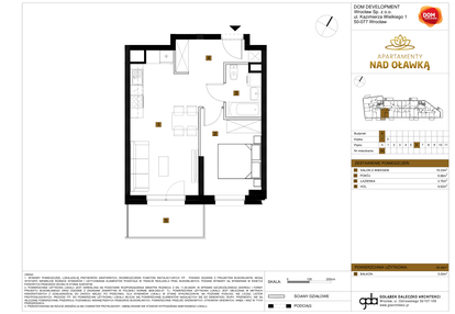 Mieszkanie w inwestycji: Apartamenty nad Oławką