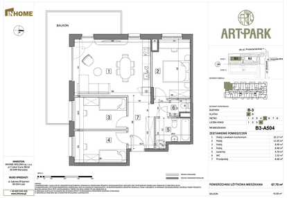 Mieszkanie w inwestycji: Inhome Osiedle ArtPark etap I