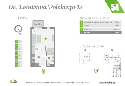 Mieszkanie w inwestycji: Os. Lotnictwa Polskiego 12