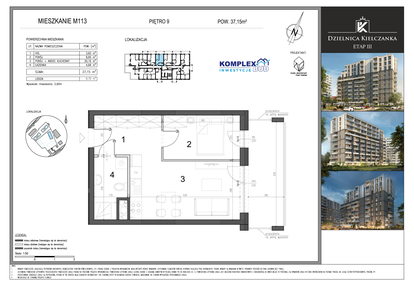 Mieszkanie w inwestycji: Dzielnica Kielczanka etap III