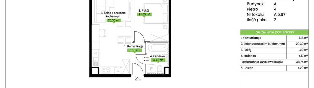Mieszkanie w inwestycji: JA_SIELSKA V