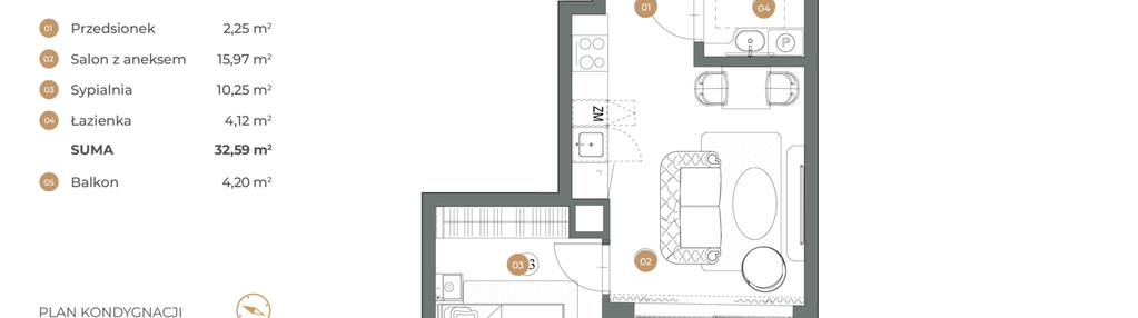 Mieszkanie w inwestycji: Witkiewicza Apartments