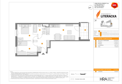 Mieszkanie w inwestycji: Apartamenty Literacka etap 2.2