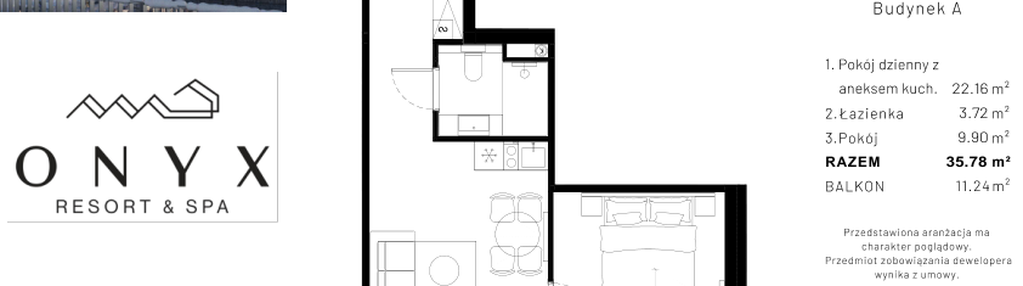 Mieszkanie w inwestycji: Onyx Resort & Spa