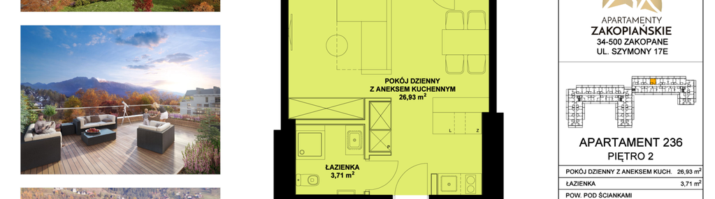 Mieszkanie w inwestycji: Apartamenty Zakopiańskie