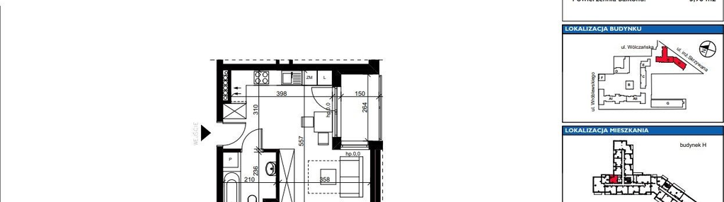 Mieszkanie w inwestycji: ART MODERN etap III - bud. H