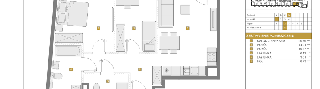 Mieszkanie w inwestycji: Apartamenty Rudnickiego