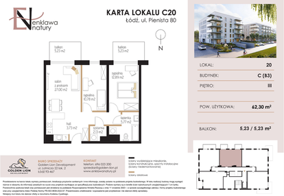 Mieszkanie w inwestycji: Enklawa Natury