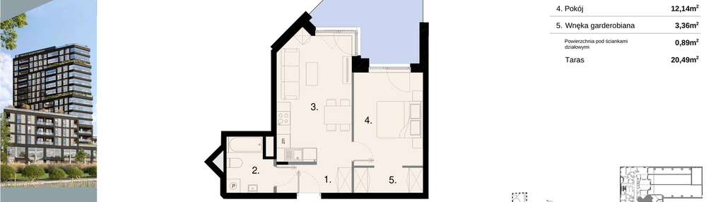Mieszkanie w inwestycji: Sky Trust etap II - Apartamenty inwestycyjne