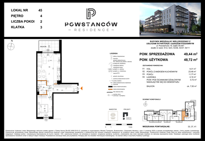 Mieszkanie w inwestycji: Powstańców Residence