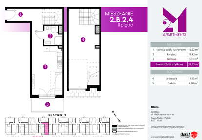 Mieszkanie w inwestycji: 2M Apartments Etap III