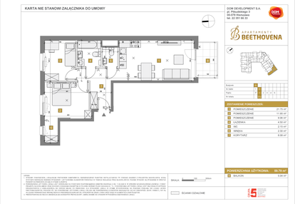 Mieszkanie w inwestycji: Apartamenty Beethovena etap 2 - apartamenty inwestycyjne