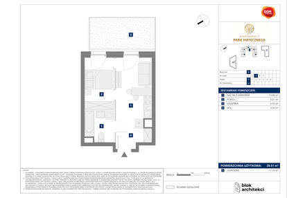 Mieszkanie w inwestycji: Apartamenty Park Matecznego Etap 1