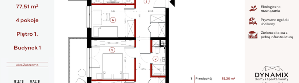 Mieszkanie w inwestycji: Apartamenty Dwie Rzeki