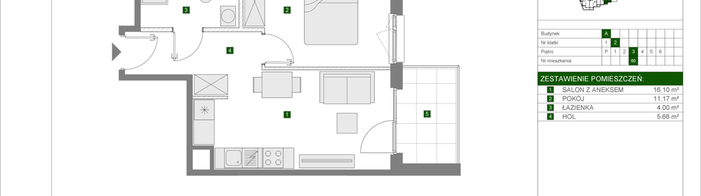 Mieszkanie w inwestycji: Osiedle Urbino etap 5