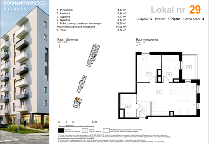 Mieszkanie w inwestycji: Osiedle Kochanowskiego - Gliwice