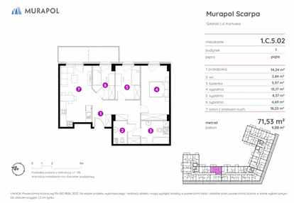 Mieszkanie w inwestycji: Murapol Scarpa