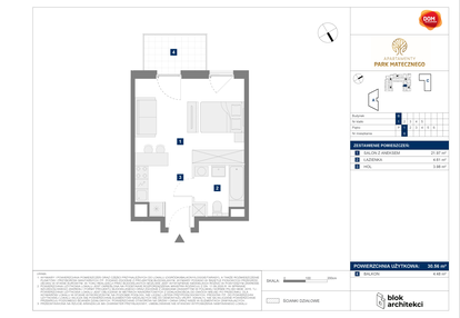 Mieszkanie w inwestycji: Apartamenty Park Matecznego Etap 1