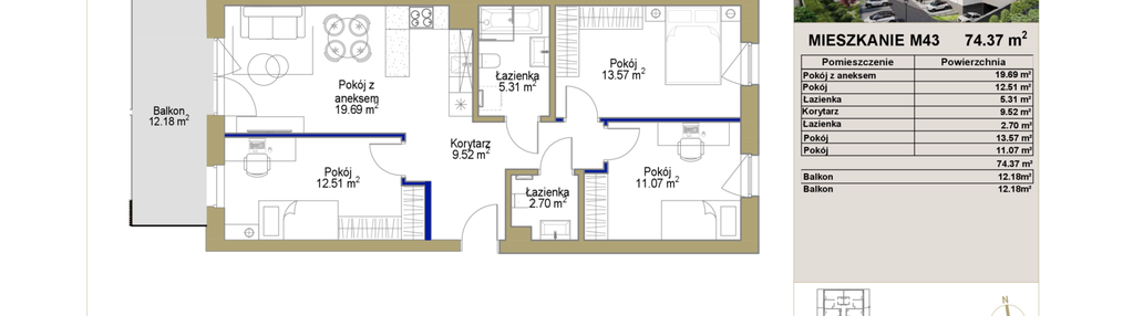 Mieszkanie w inwestycji: Barbary 19