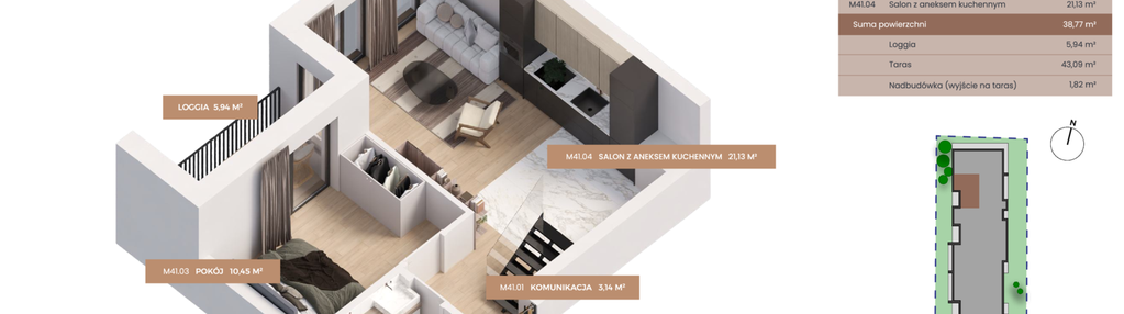 Mieszkanie w inwestycji: Apartamenty Częstochowska