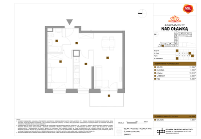 Mieszkanie w inwestycji: Apartamenty nad Oławką etap II