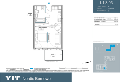 Mieszkanie w inwestycji: Nordic Bemowo - etap III