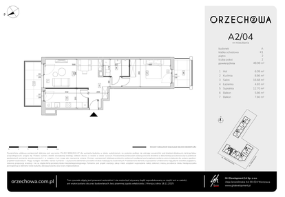 Mieszkanie w inwestycji: Orzechowa 2