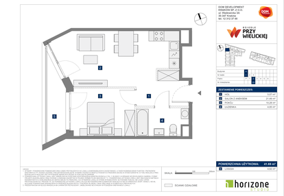 Mieszkanie w inwestycji: Osiedle przy Wielickiej