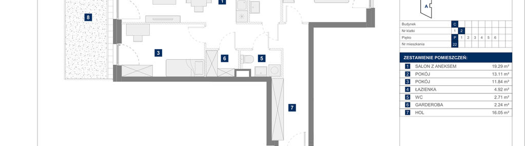 Mieszkanie w inwestycji: Apartamenty Park Matecznego Etap 1