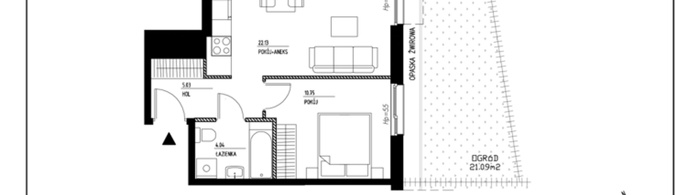 Mieszkanie w inwestycji: Kaskada Jasień - etap II