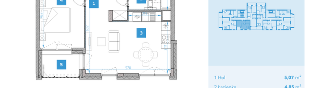 Mieszkanie w inwestycji: Apartamenty Macadamia