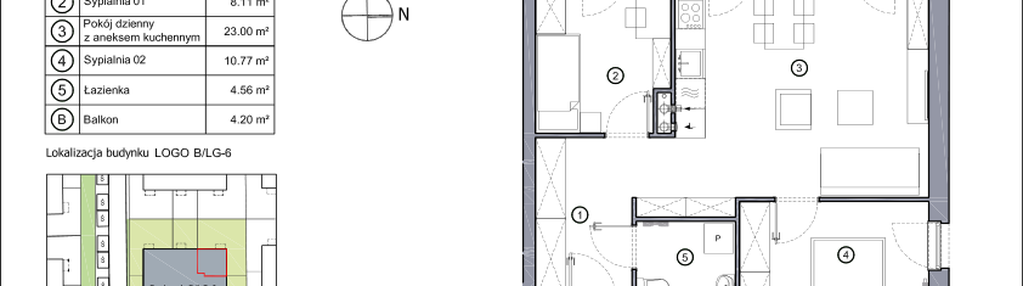 Mieszkanie w inwestycji: os. Linea w Buku